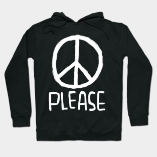 Peace Sign, Peace Please, No War, Antiwar Hoodie